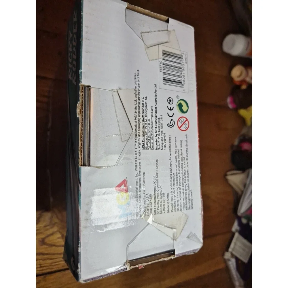 Wreck Royale-Ricky Rodder Toy Car Crashes & Flips Box Taped But Item Intact